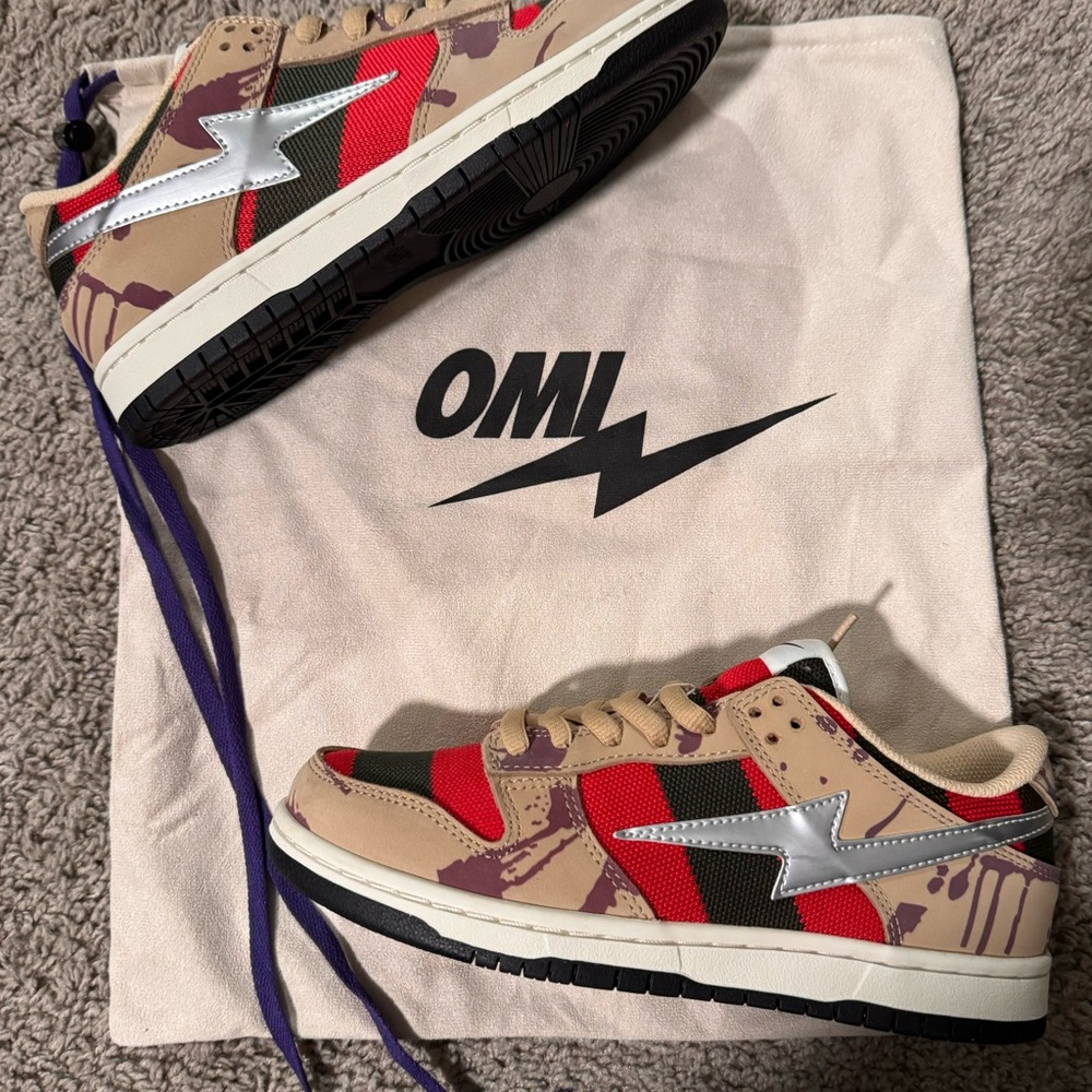 Omi Reloaded Size 6.5 Low - Freddie Krueger Edition